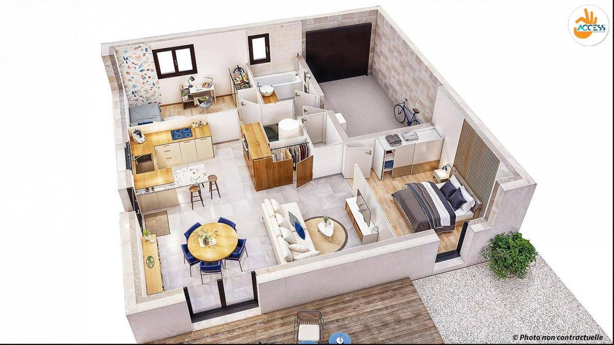 Image de l'annonce Maison 4 pièces 61 m2