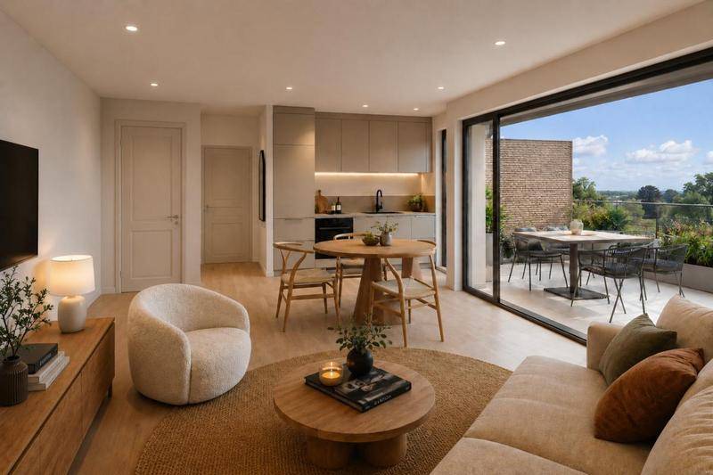 Image de l'annonce T3 AVEC MAGNIFIQUE TERRASSE
