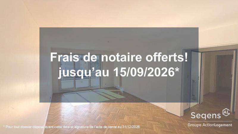 Image de l'annonce Grand 2 pièces 51.40m² lumineux avec balcon…
