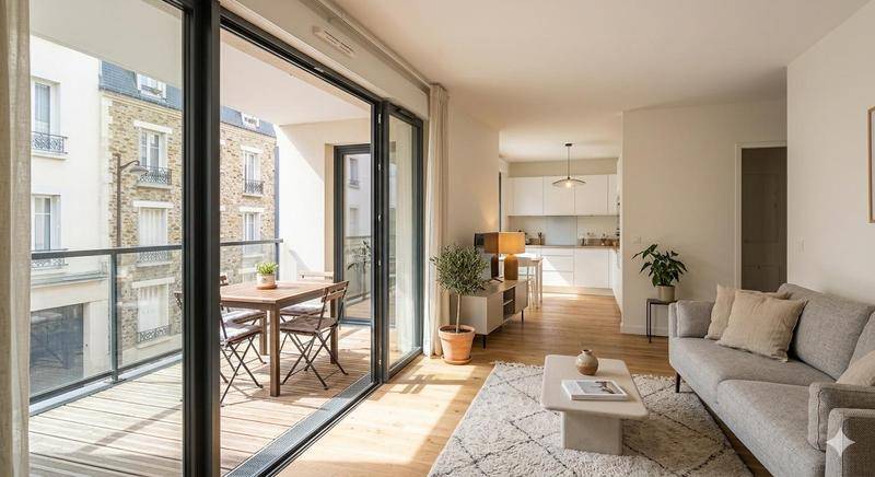 Image de l'annonce - T2 en ETAGE ELEVE avec BALCON,…