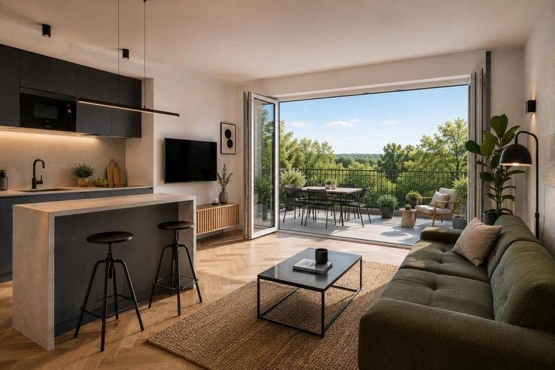 Image de l'annonce Appartement 2 pièces LUMINEUX - BIEN AGENCÉ