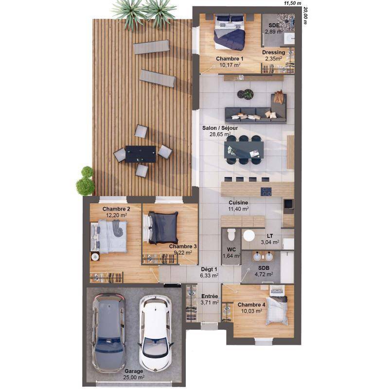 Image de l'annonce Maison 6 pièces 106 m2