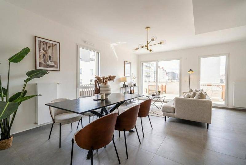 Image de l'annonce Appartement T3 en attique avec toit-terrasse et…