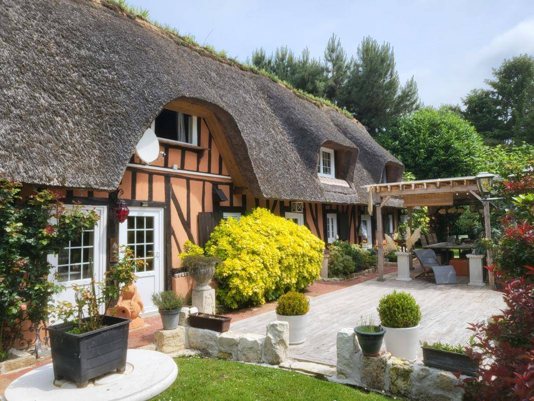 Image de l'annonce JOLIE CHAUMIERE COCOONING SUR UN JOLI PARC…