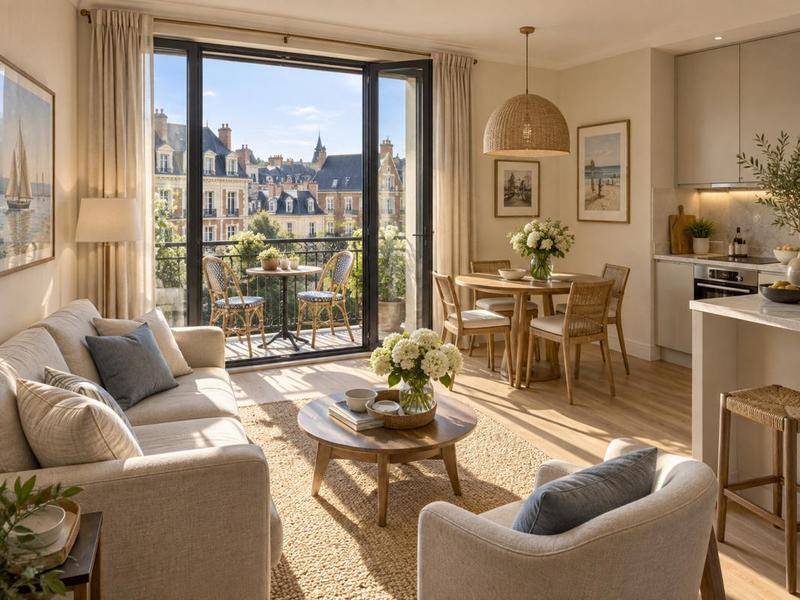 Image de l'annonce DEAUVILLE CŒUR DE VILLE – T2 DE…