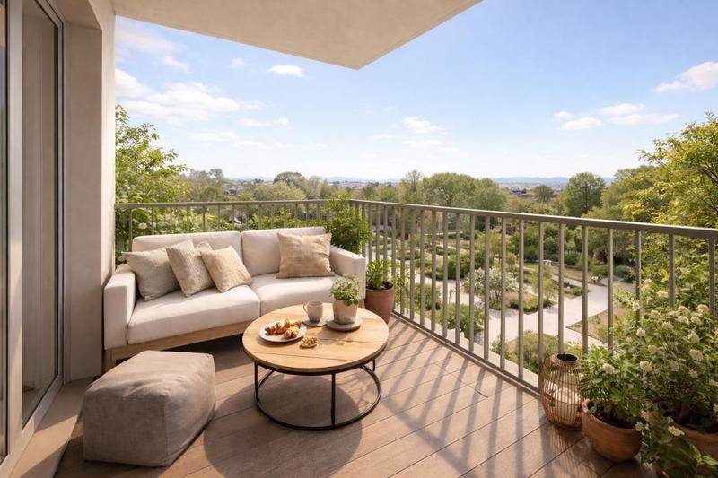 Image de l'annonce 4 PIECES LUMINEUX AVEC TERRASSE VUE DEGAGEE