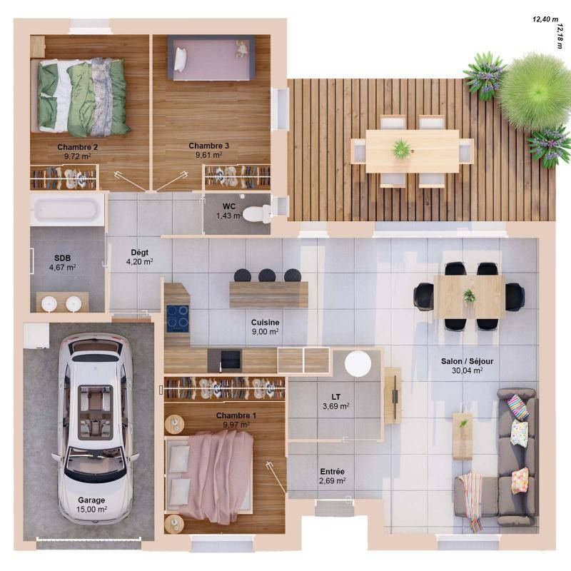 Image de l'annonce Maison 5 pièces 85 m2
