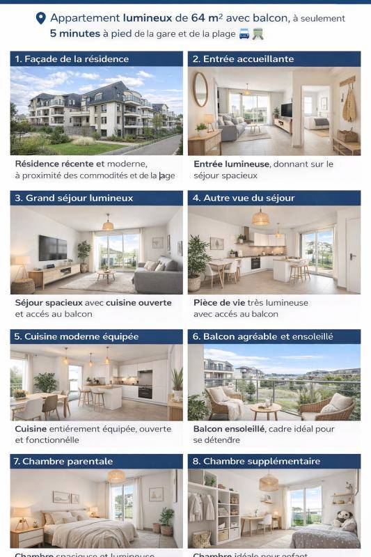 Image de l'annonce À vendre – Superbe F3 proche gare…