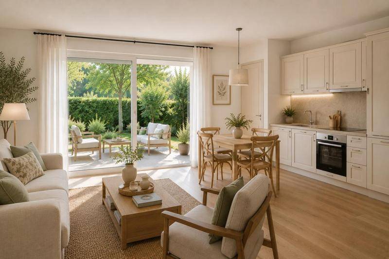 Image de l'annonce LUMINEUSE Villa T3 duplex + jardin et…