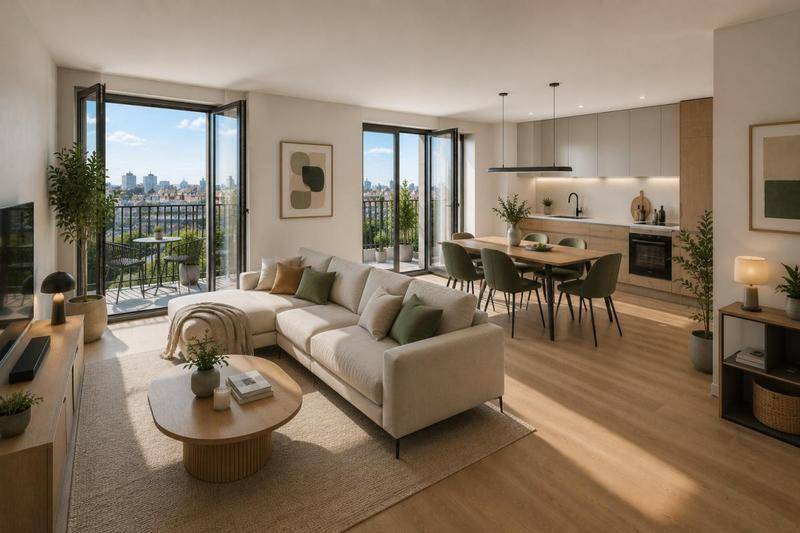Image de l'annonce Superbe 4 pièces avec double balcon –…