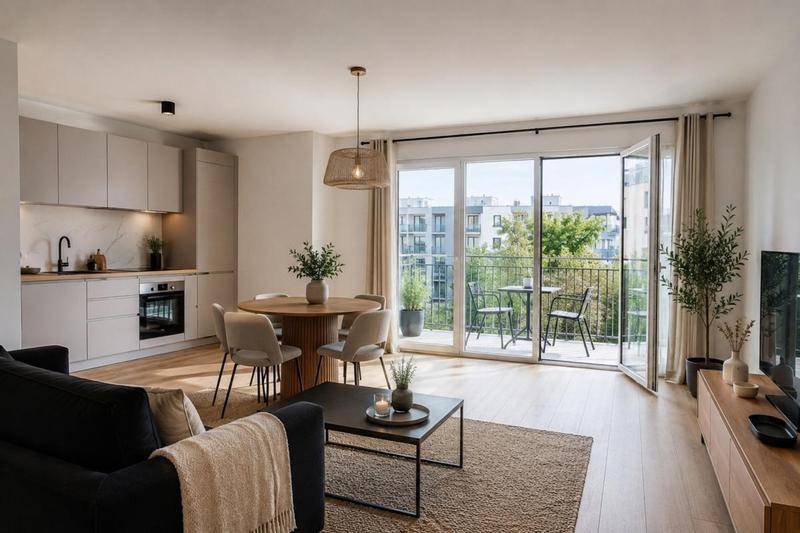Image de l'annonce T3 LUMINEUX avec BALCON – 1er étage…