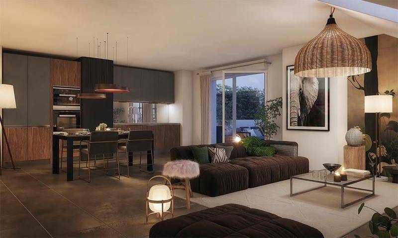 Image de l'annonce F4 AU: DERNIER ETAGE, avec BALCON et…
