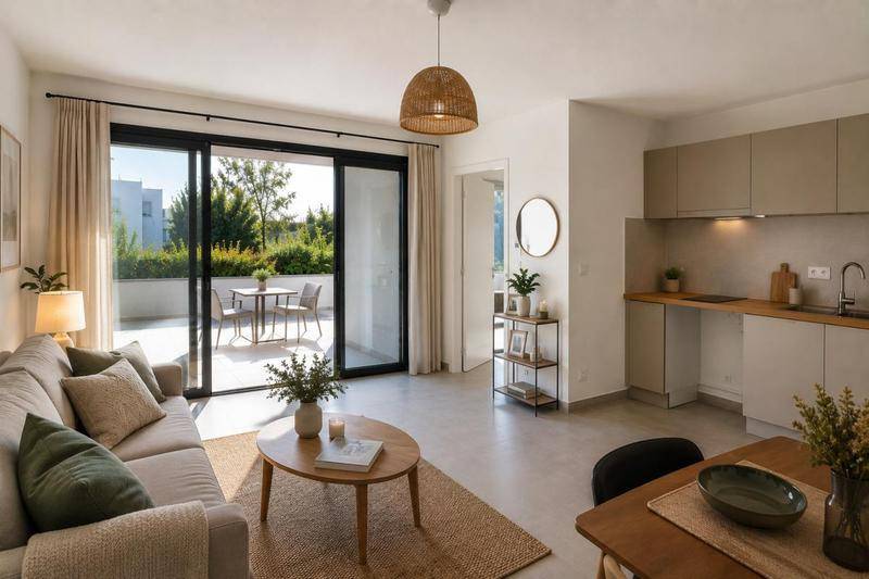 Image de l'annonce ** GRAND T2 AVEC TERRASSE ** DRESSING…