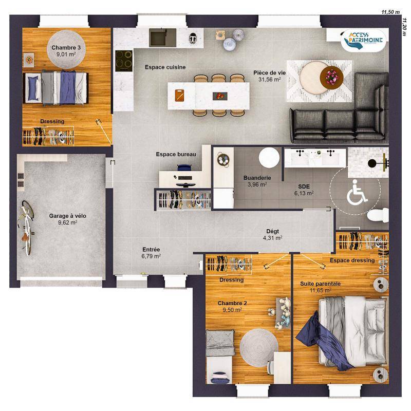 Image de l'annonce Maison 5 pièces 83 m2