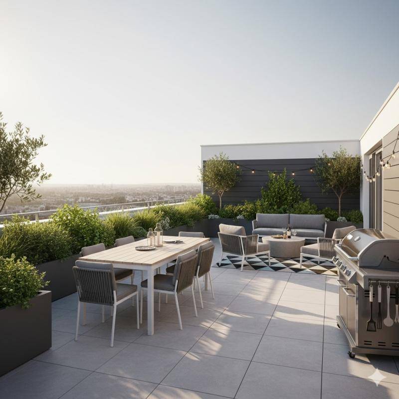 Image de l'annonce **5 PIÈCES AU DERNIER ÉTAGE AVEC TERRASSE…