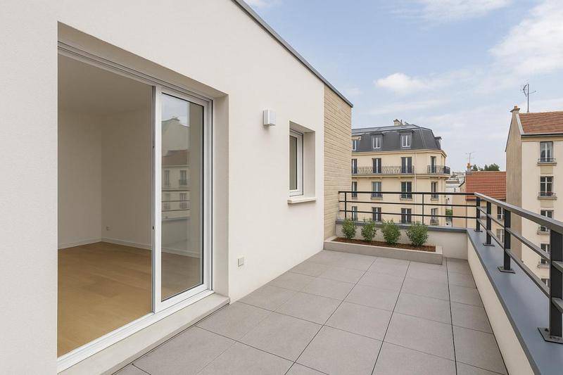 Image de l'annonce 4 PIECES TRAVERSANT EN DERNIER ETAGE