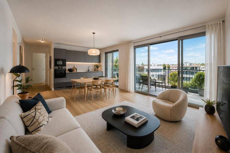 Image de l'annonce Saint-Ouen Docks – T4 familial de 83…
