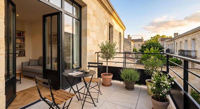Image de l'annonce IDÉALEMENT SITUÉE - studio avec terrasse