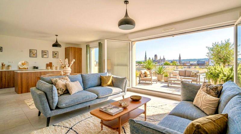 Image de l'annonce T4 de standing - terrasse 38m2 +…