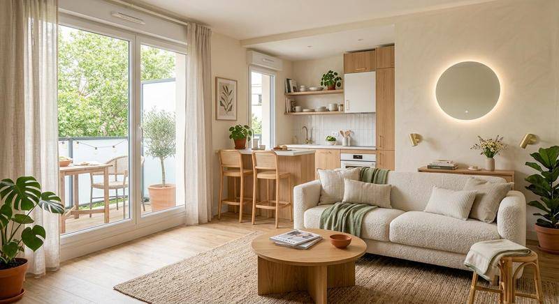 Image de l'annonce 2 PIÈCES, BALCON & PARKING – BELLE…