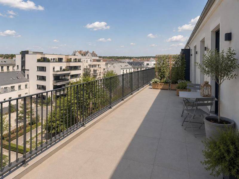 Image de l'annonce 3 PIECES EN DERNIER ETAGE AVEC BALCON