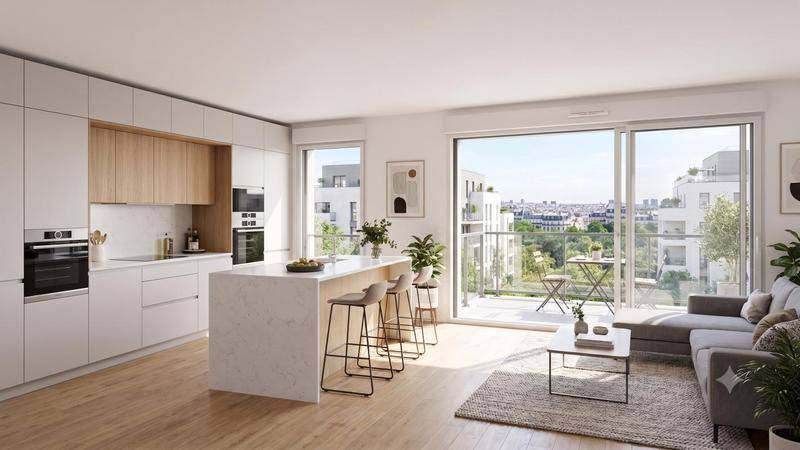 Image de l'annonce **RARE: 4 PIÈCES AVEC BALCON + 2…