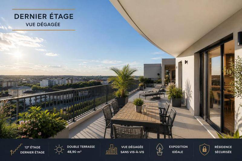 Image de l'annonce L'HAŸ-LES-ROSES | T4 DUPLEX au DERNIER ÉTAGE…