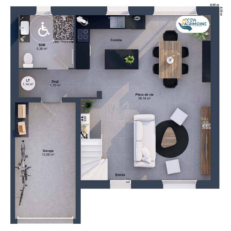 Image de l'annonce Maison 5 pièces 100 m2