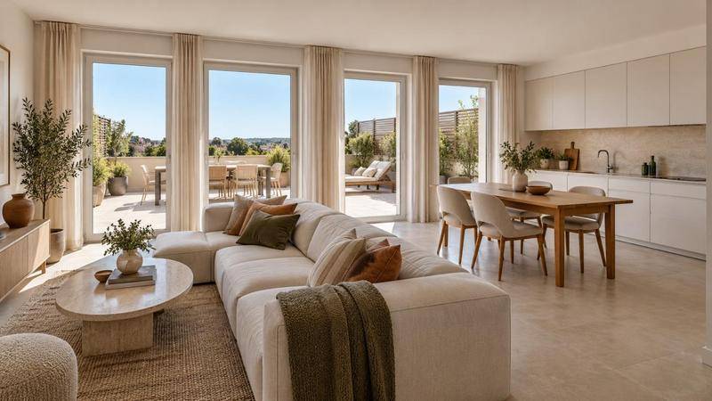Image de l'annonce MAGNIFIQUE T3 AVEC 69 m² DE TERRASSE