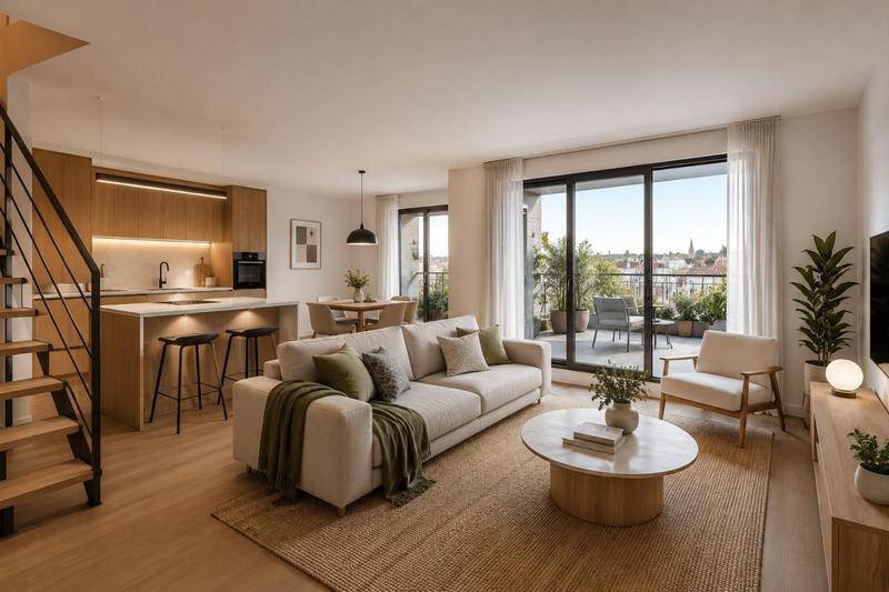Image de l'annonce EXEPTIONNEL – Duplex en DERNIER ÉTAGE avec…