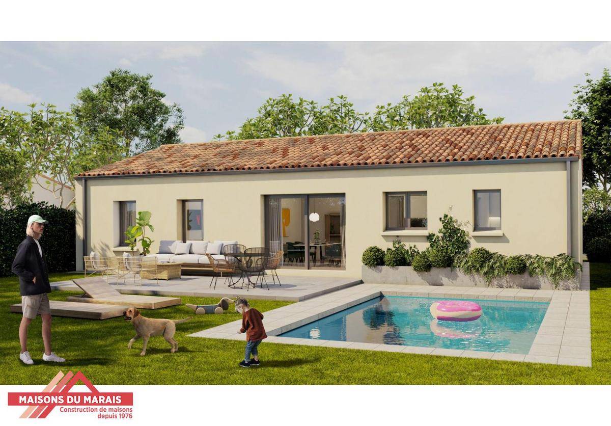 Programme terrain + maison à La Forêt-sur-Sèvre en Deux-Sèvres (79) de 929 m² à vendre au prix de 190292€ - 2