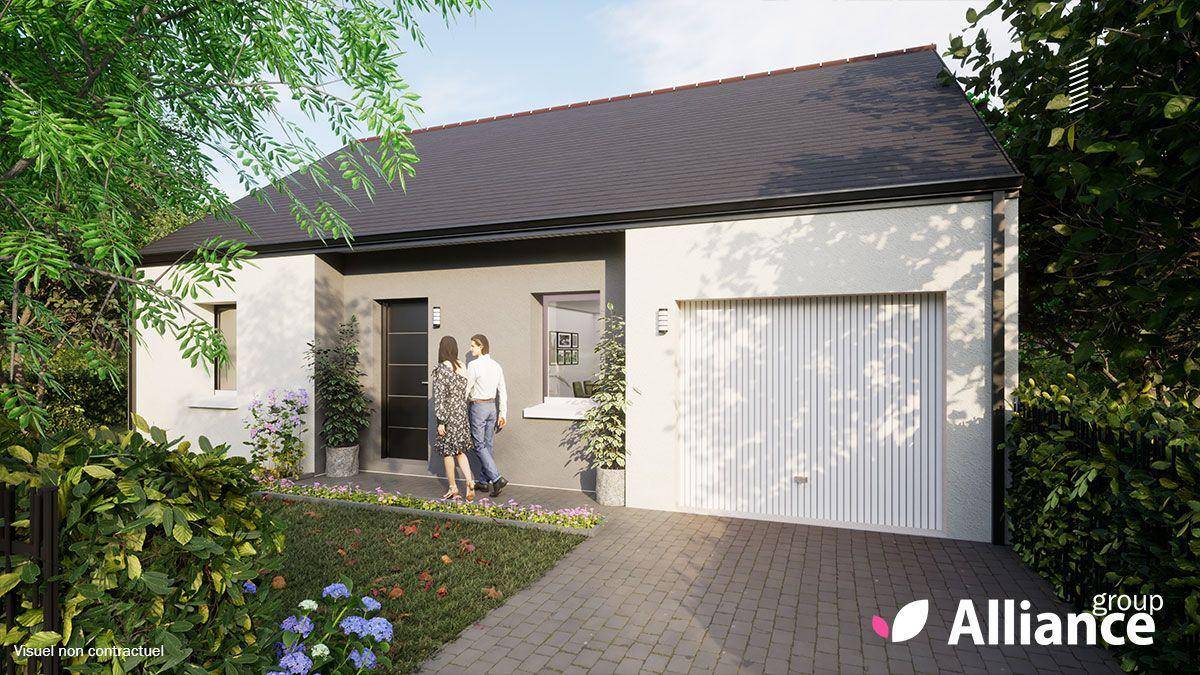Programme terrain + maison à La Baule-Escoublac en Loire-Atlantique (44) de 460 m² à vendre au prix de 417641€ - 1