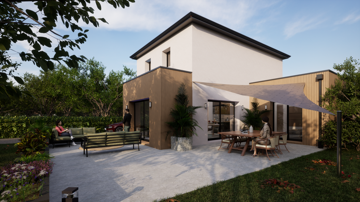 Programme terrain + maison à Tiffauges en Vendée (85) de 1235 m² à vendre au prix de 345890€ - 3