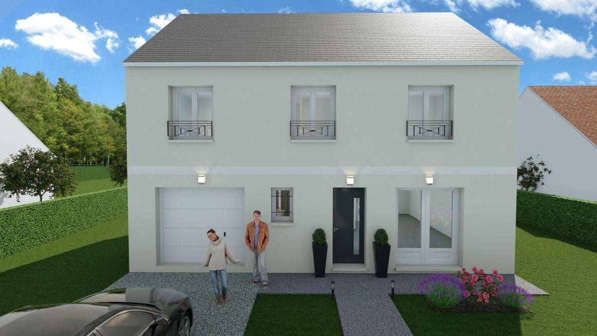 Programme terrain + maison à Wavignies en Oise (60) de 572 m² à vendre au prix de 225800€ - 1