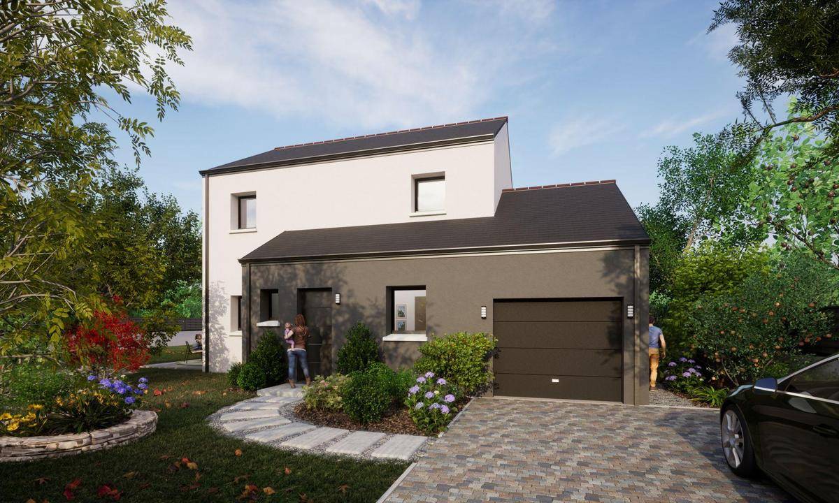 Programme terrain + maison à La Possonnière en Maine-et-Loire (49) de 485 m² à vendre au prix de 283590€ - 1
