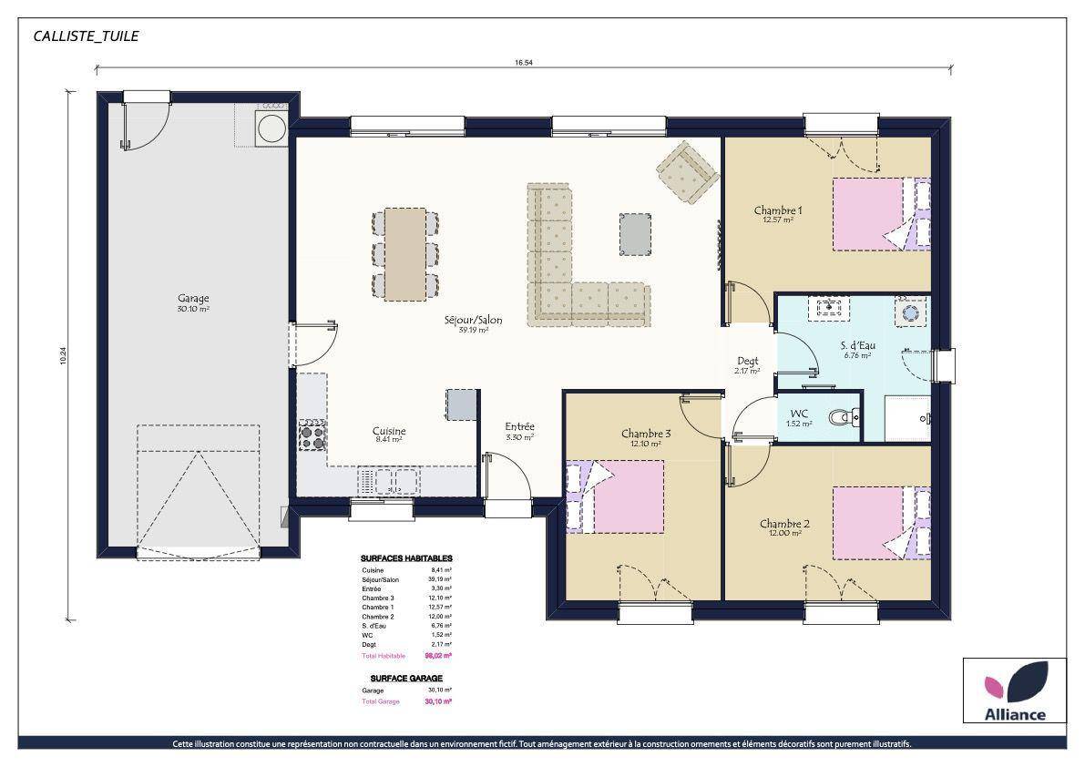 Programme terrain + maison à La Marne en Loire-Atlantique (44) de 870 m² à vendre au prix de 280500€ - 3