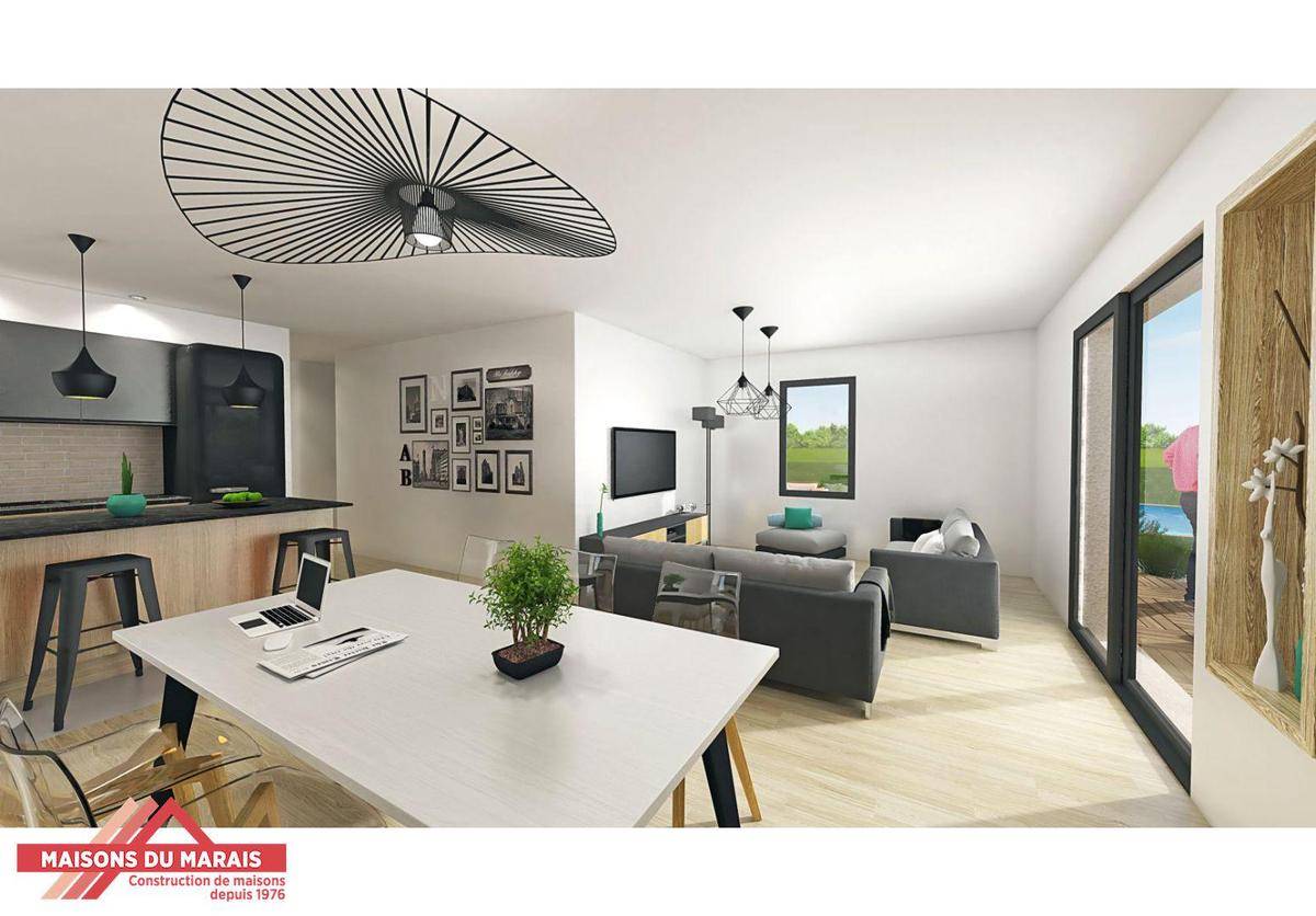 Programme terrain + maison à Pompaire en Deux-Sèvres (79) de 639 m² à vendre au prix de 168524€ - 4