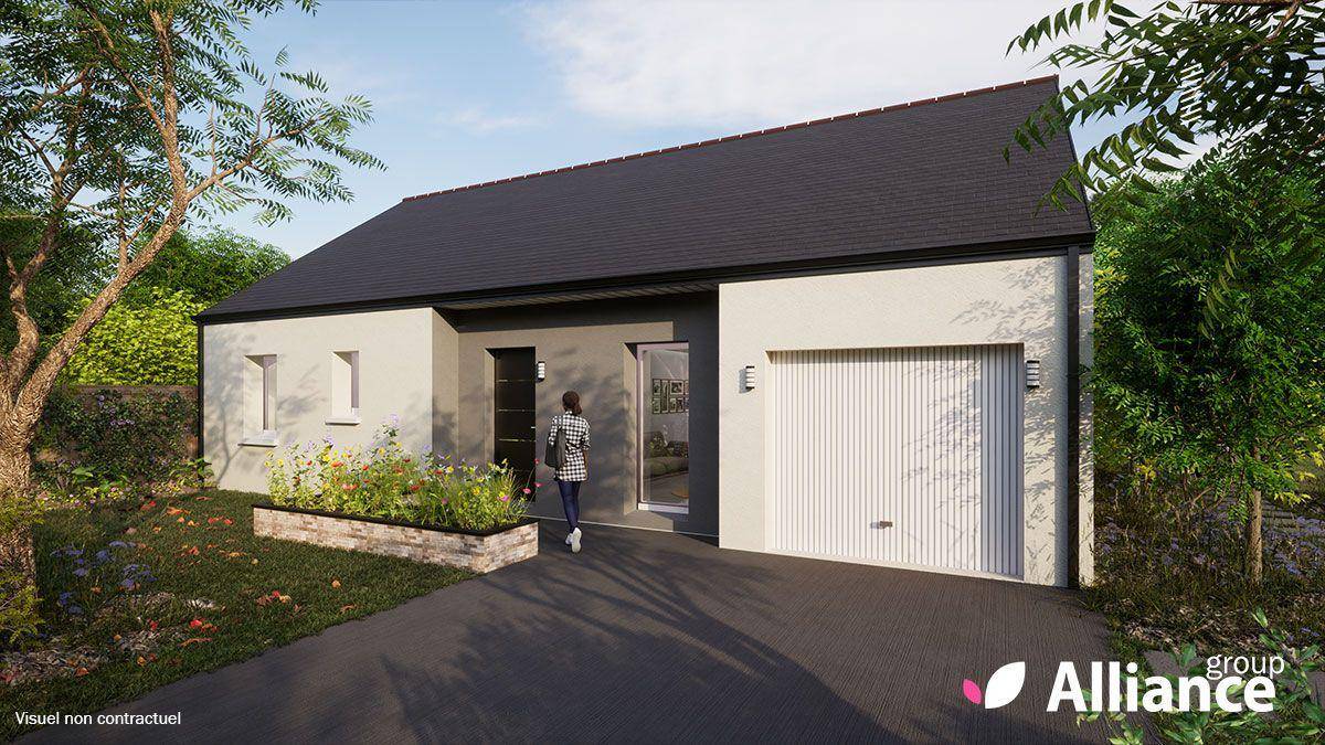Programme terrain + maison à Riaillé en Loire-Atlantique (44) de 1550 m² à vendre au prix de 272739€ - 1