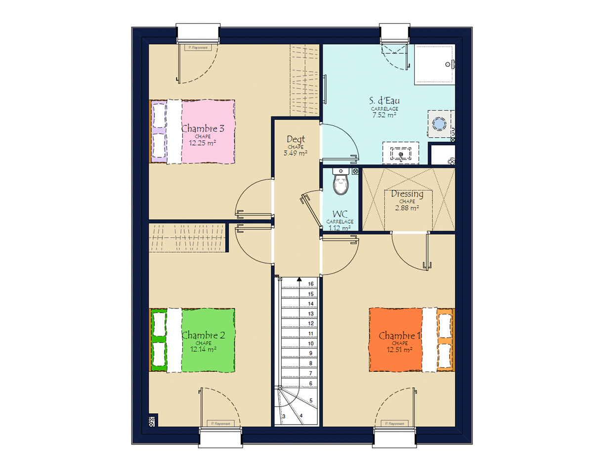 Programme terrain + maison à Saint-Germain-de-Prinçay en Vendée (85) de 45 m² à vendre au prix de 190575€ - 4