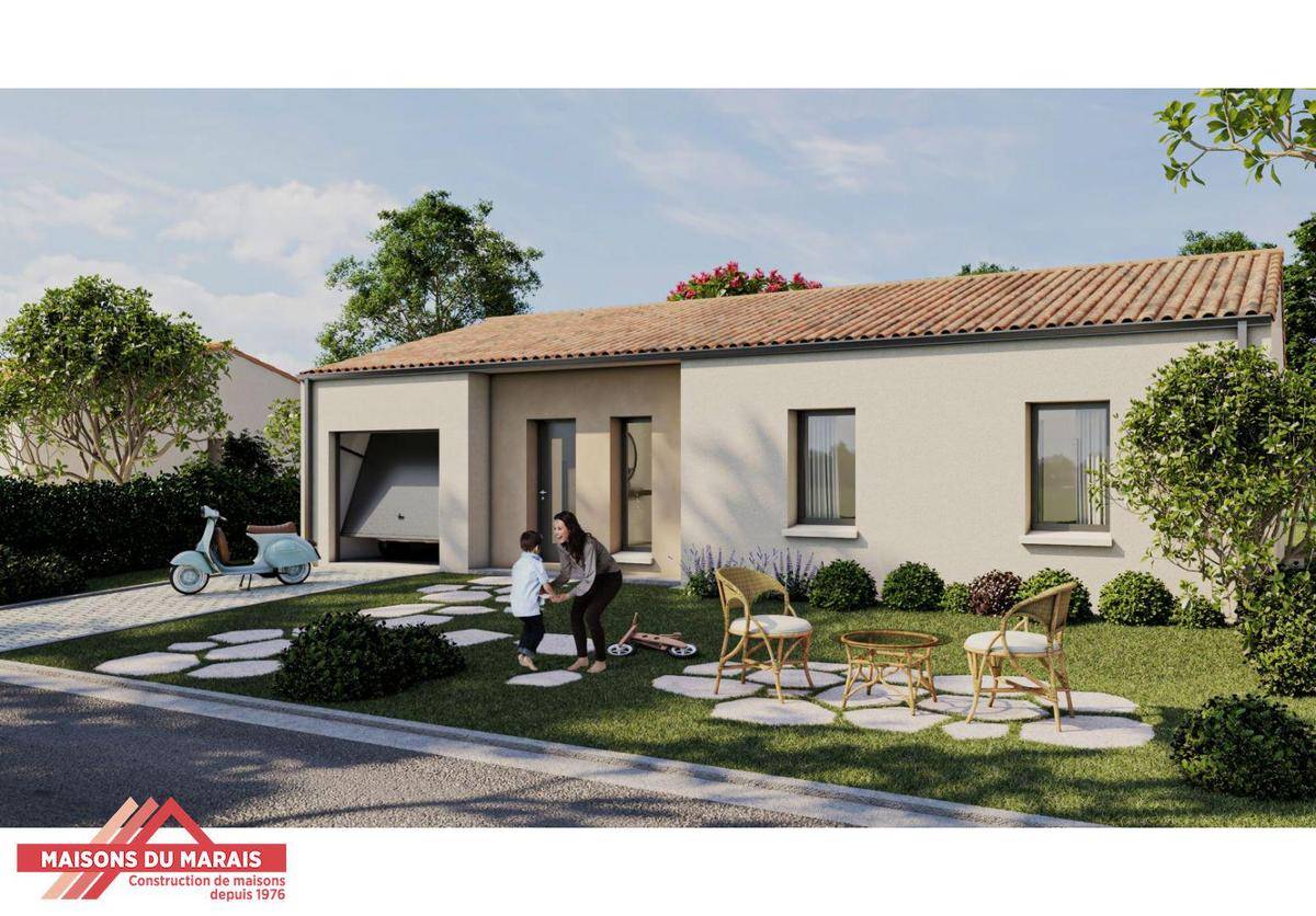 Programme terrain + maison à Amailloux en Deux-Sèvres (79) de 824 m² à vendre au prix de 169840€ - 1
