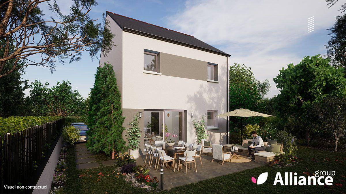 Programme terrain + maison à Vallons-de-l'Erdre en Loire-Atlantique (44) de 423 m² à vendre au prix de 195649€ - 2