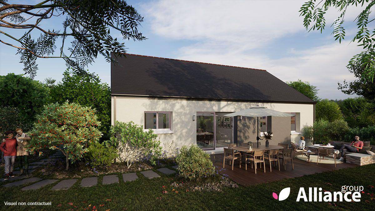 Programme terrain + maison à Blaison-Saint-Sulpice en Maine-et-Loire (49) de 1500 m² à vendre au prix de 262539€ - 2
