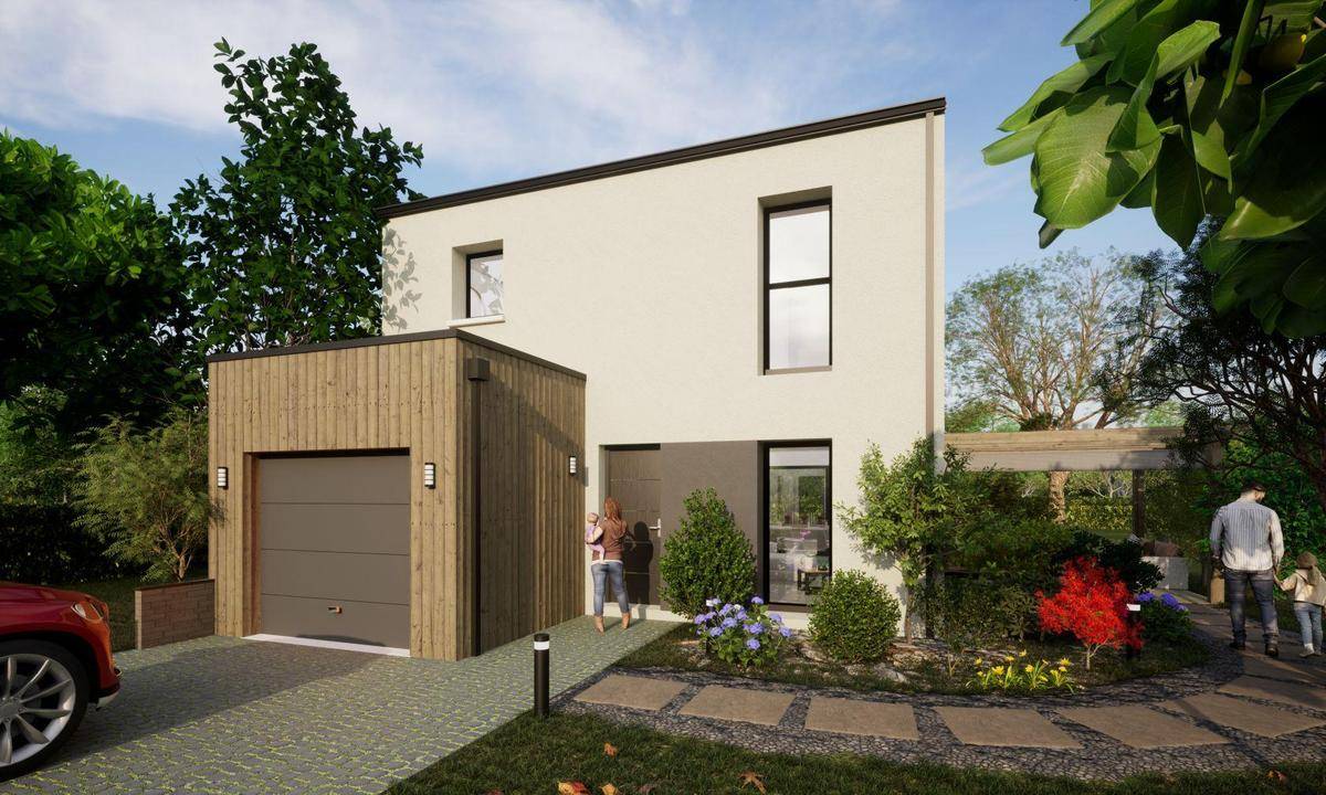 Programme terrain + maison à La Marne en Loire-Atlantique (44) de 870 m² à vendre au prix de 285940€ - 1