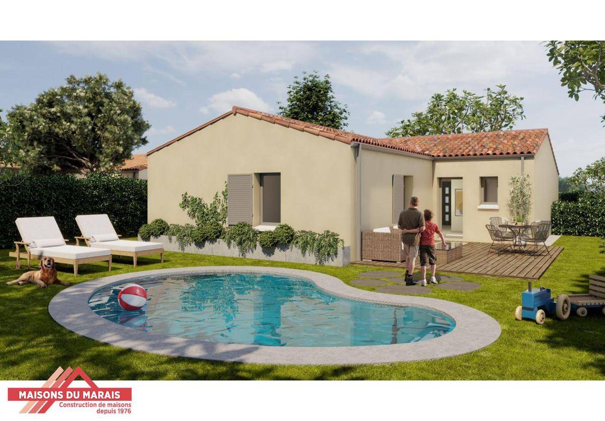 Programme terrain + maison à Largeasse en Deux-Sèvres (79) de 758 m² à vendre au prix de 176119€ - 2