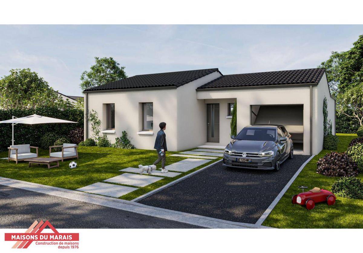 Programme terrain + maison à Largeasse en Deux-Sèvres (79) de 941 m² à vendre au prix de 179681€ - 1