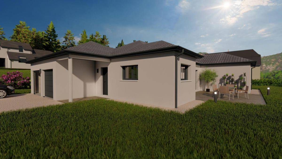 Programme terrain + maison à Roussennac en Aveyron (12) de 910 m² à vendre au prix de 293300€ - 3