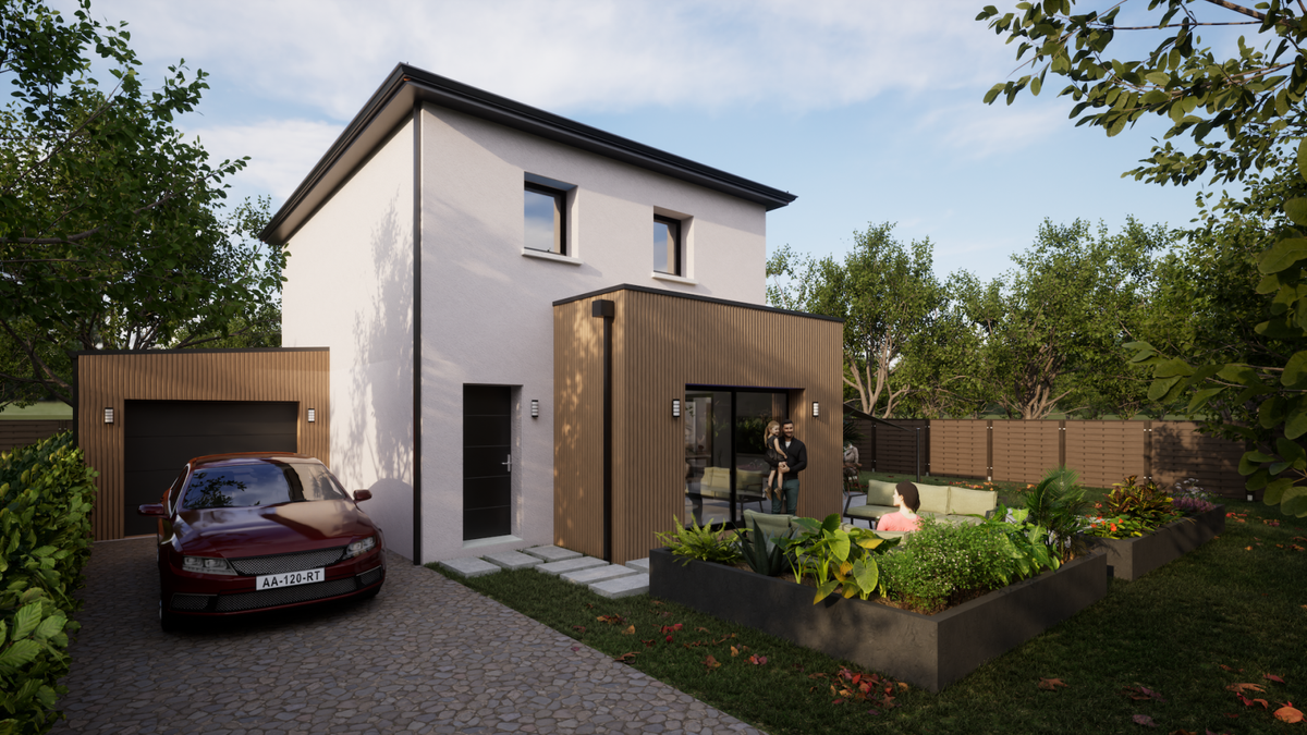 Programme terrain + maison à Tiffauges en Vendée (85) de 1235 m² à vendre au prix de 345890€ - 1