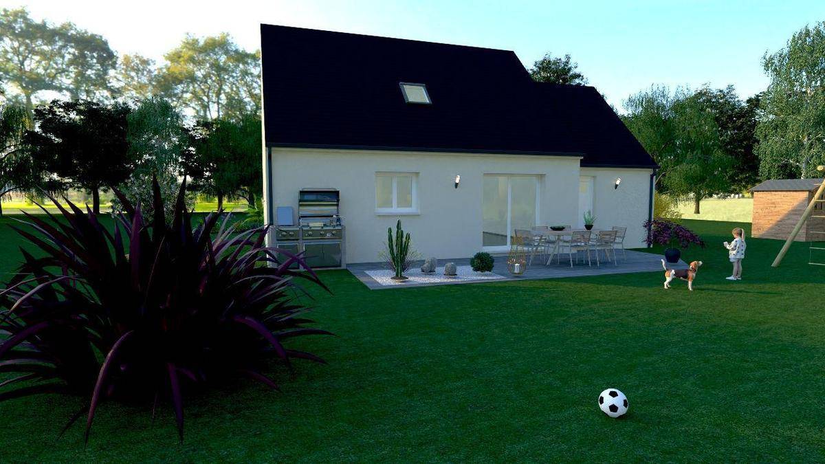 Programme terrain + maison à Montmirail en Marne (51) de 950 m² à vendre au prix de 172900€ - 1