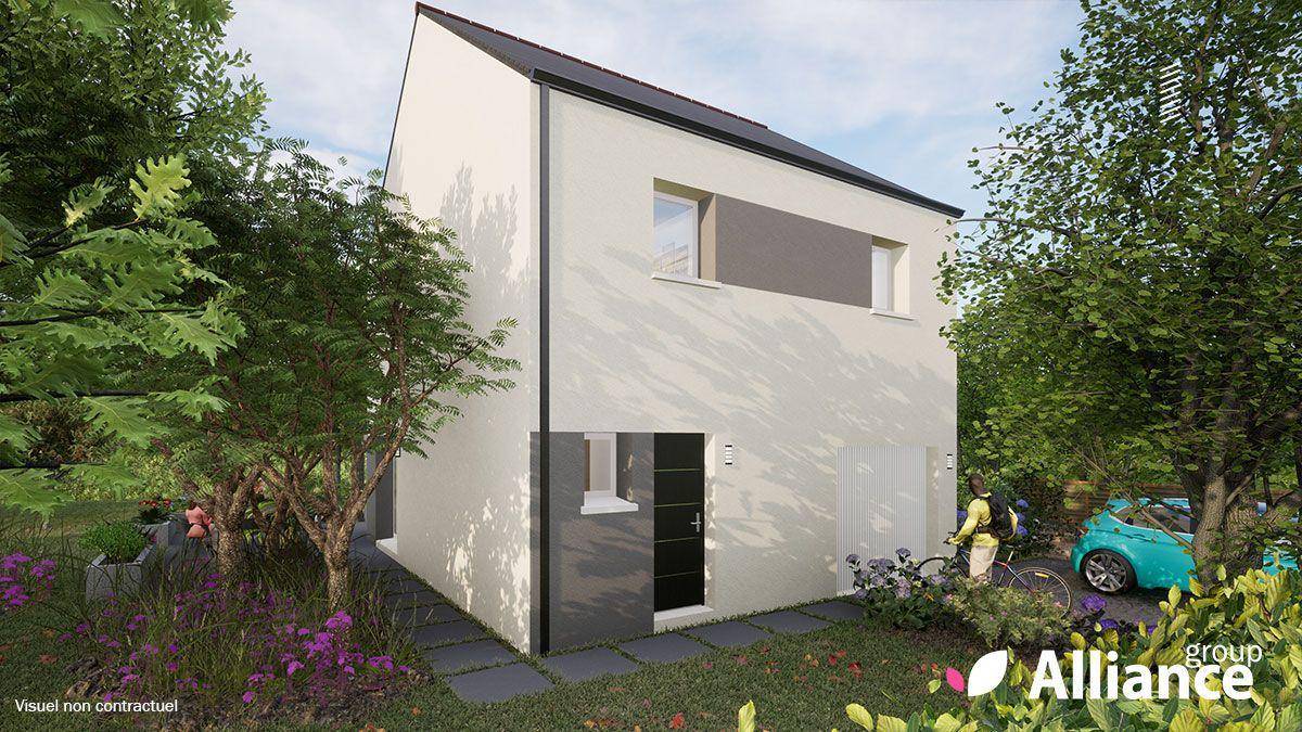 Programme terrain + maison à La Ménitré en Maine-et-Loire (49) de 640 m² à vendre au prix de 217195€ - 1
