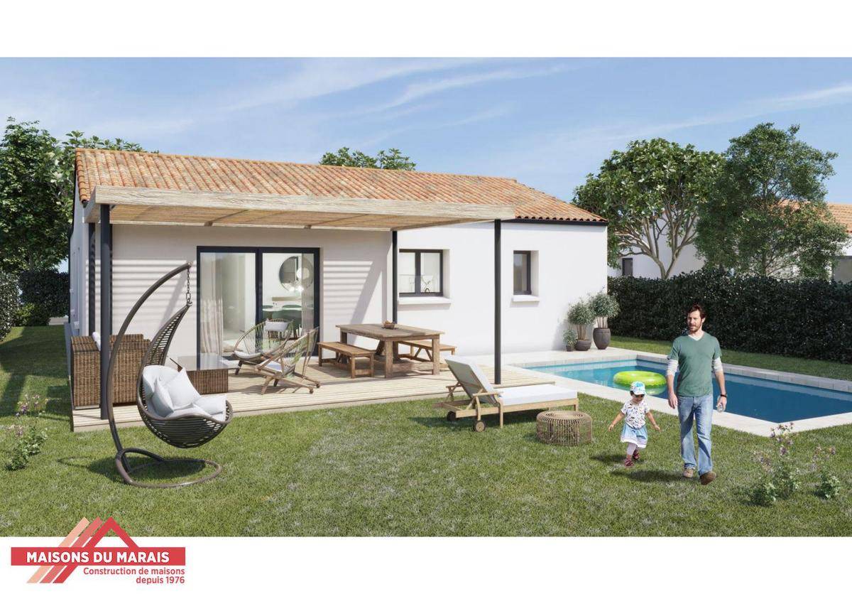 Programme terrain + maison à La Ferrière-en-Parthenay en Deux-Sèvres (79) de 625 m² à vendre au prix de 185667€ - 2